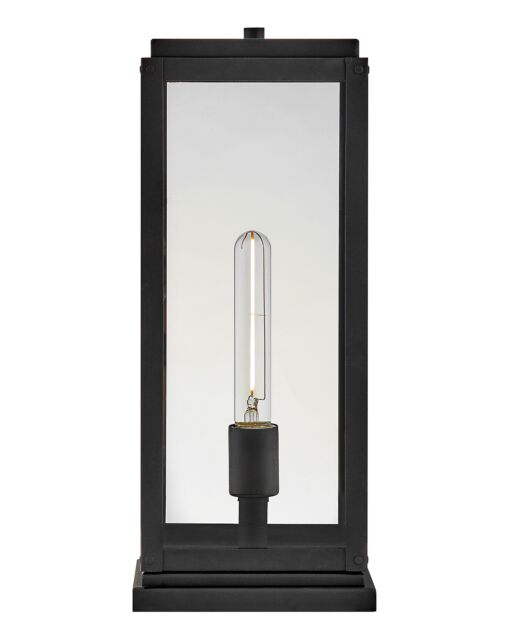 Max 28857BK-LV Medium Pier Mount Lantern - Black