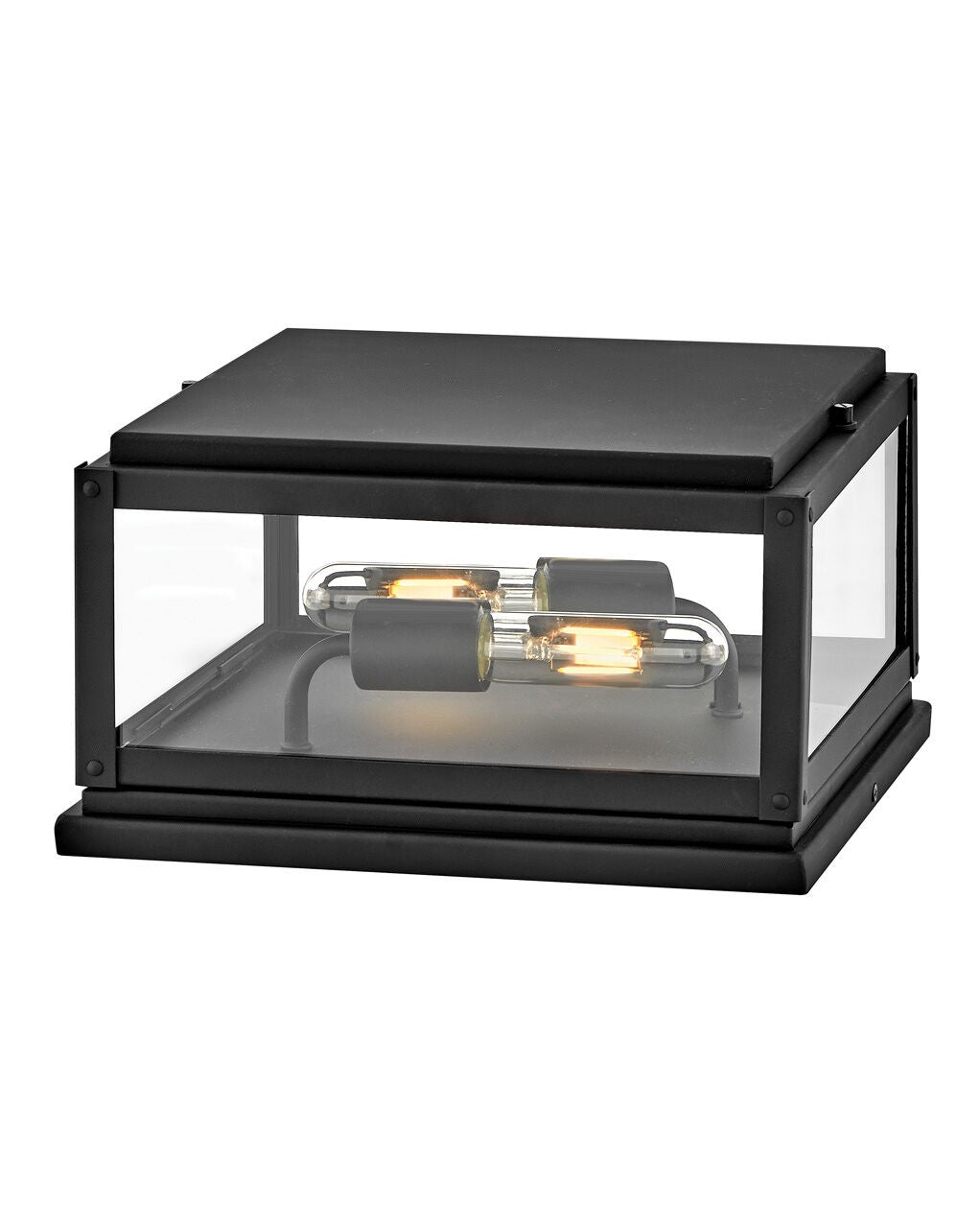 Max 28858BK-LV Small Pier Mount Lantern - Black