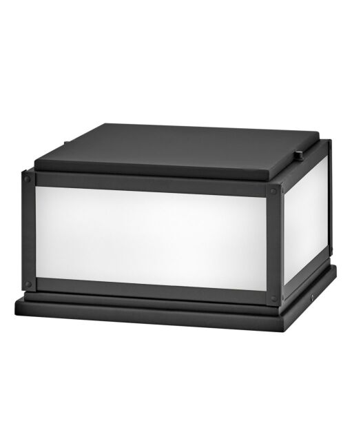 Max 28858BK-LV Small Pier Mount Lantern - Black