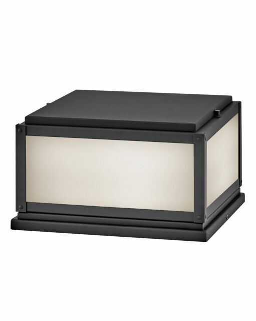 Max 28858BK Small Pier Mount Lantern - Black