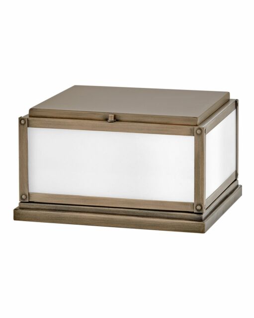 Max 28858BU Small Pier Mount Lantern - Bronze