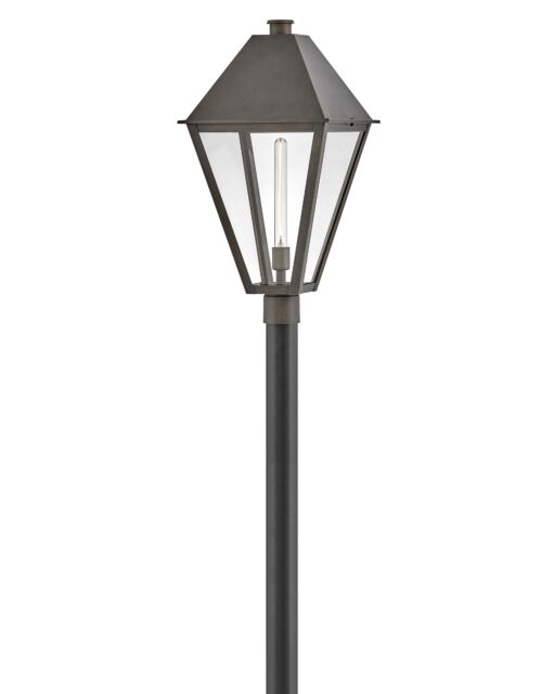 Endsley 28861BLB - Large Post Mount Lantern - Black