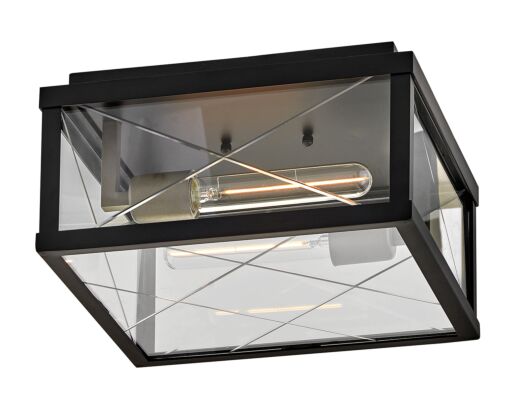 Monte 28881BK - Small Flush Mount - Black