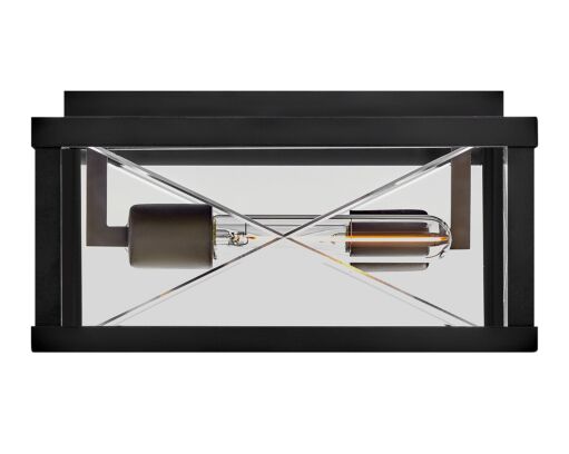 Monte 28881BK - Small Flush Mount - Black