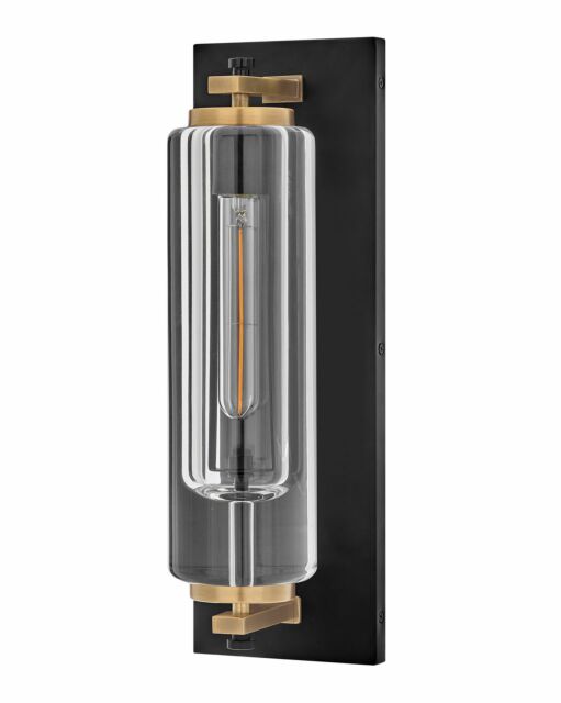 Lourde 28920BK-LL - Medium Wall Mount Lantern