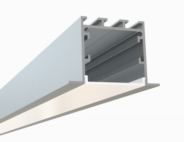 LED Channel - 450ASL - Recessed, 10 ft - Silver