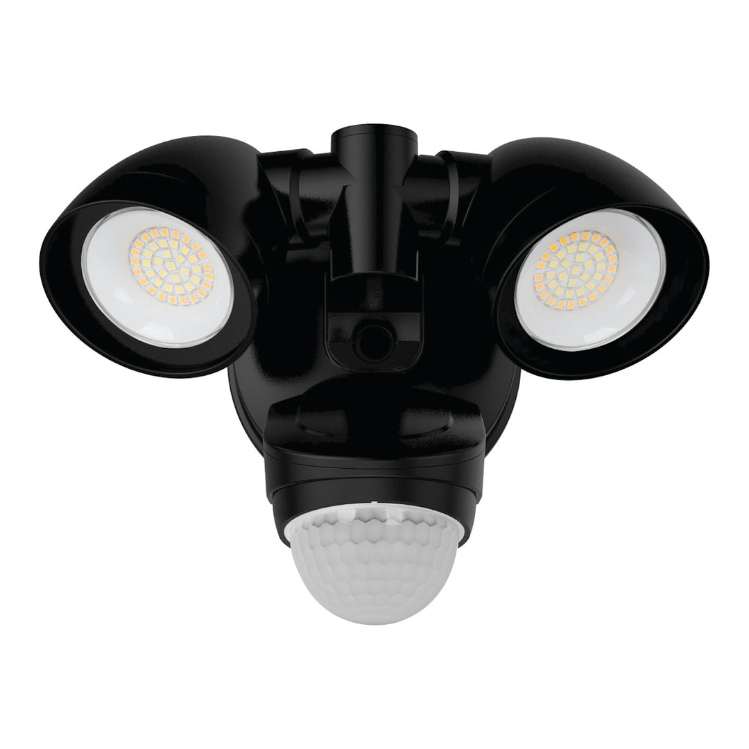 Security Flood Light with Motion Sensor - Black