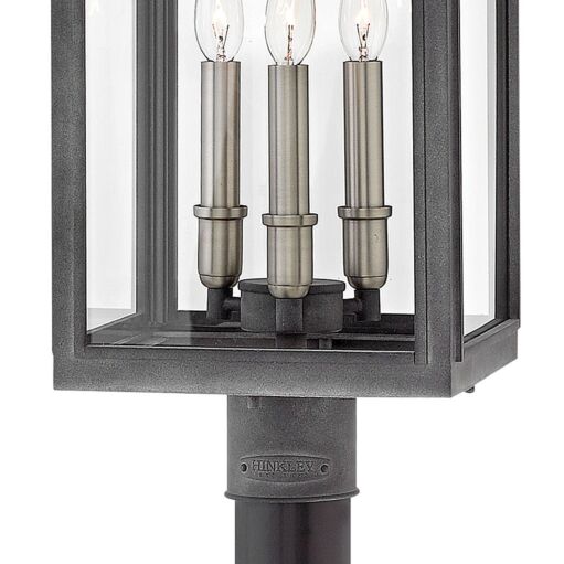 Sutcliffe 2911DZ - Large Post Top or Pier Mount Lantern - Grey