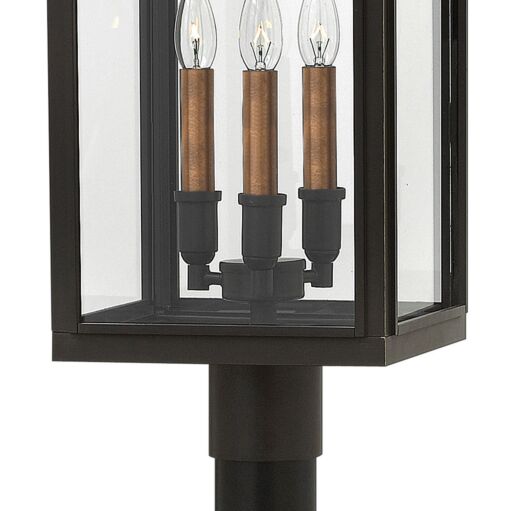 Sutcliffe 2911OZ - Large Post Top or Pier Mount Lantern- Oil Rubbed Bronze