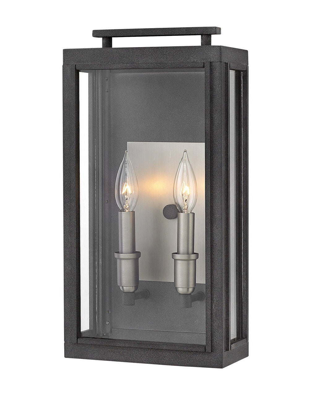 Sutcliffe 2914DZ-LL - Medium Wall Mount Lantern - Grey