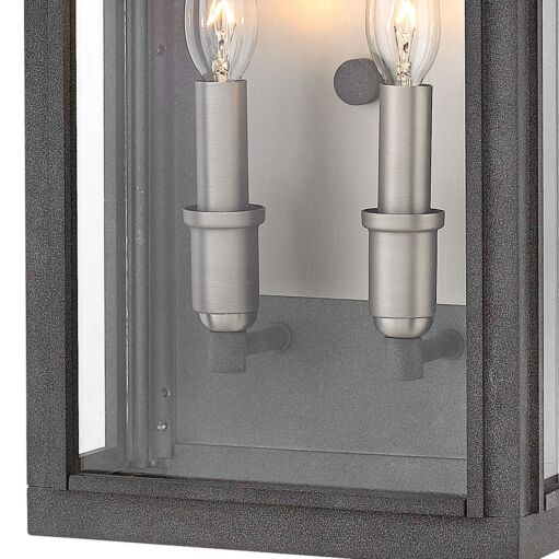 Sutcliffe 2914DZ - Medium Wall Mount Lantern - Grey