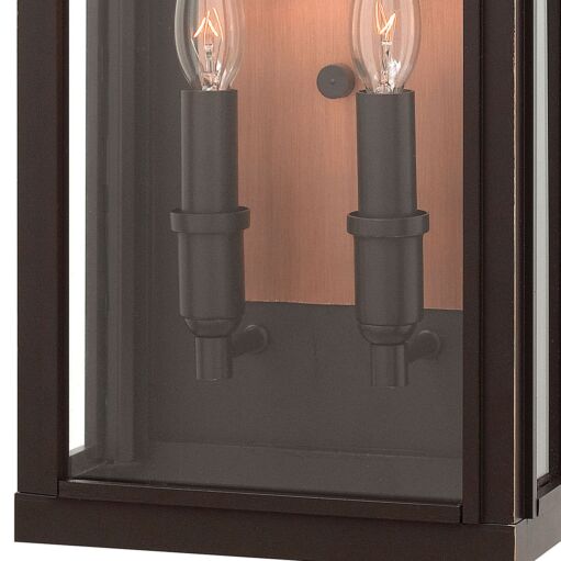 Sutcliffe 2914OZ - Medium Wall Mount Lantern - Oil Rubbed Bronze