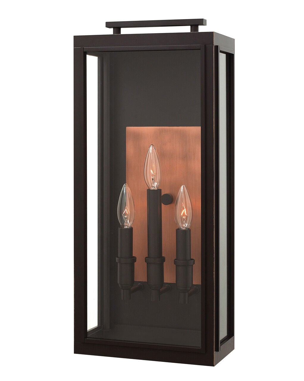 Sutcliffe 2915OZ-LL - Large Wall Mount Lantern - Oil Rubbed Bronze