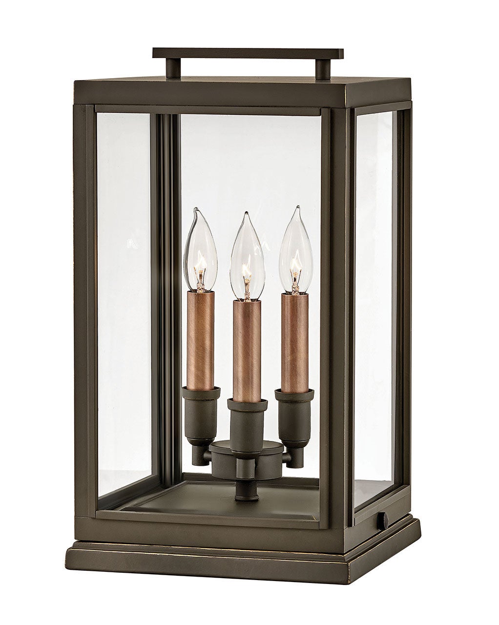 Sutcliffe 2917OZ-LV - Medium Pier Mount Lantern 12v - Oil Rubbed Bronze