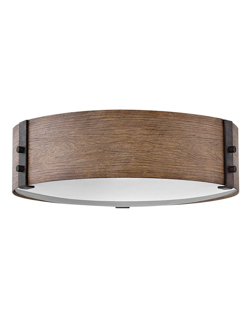 Sawyer 29203SQ-LL - Medium Flush Mount - Brown