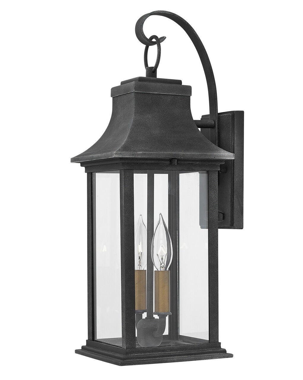 Adair 2934DZ - Medium Wall Mount Lantern - Grey