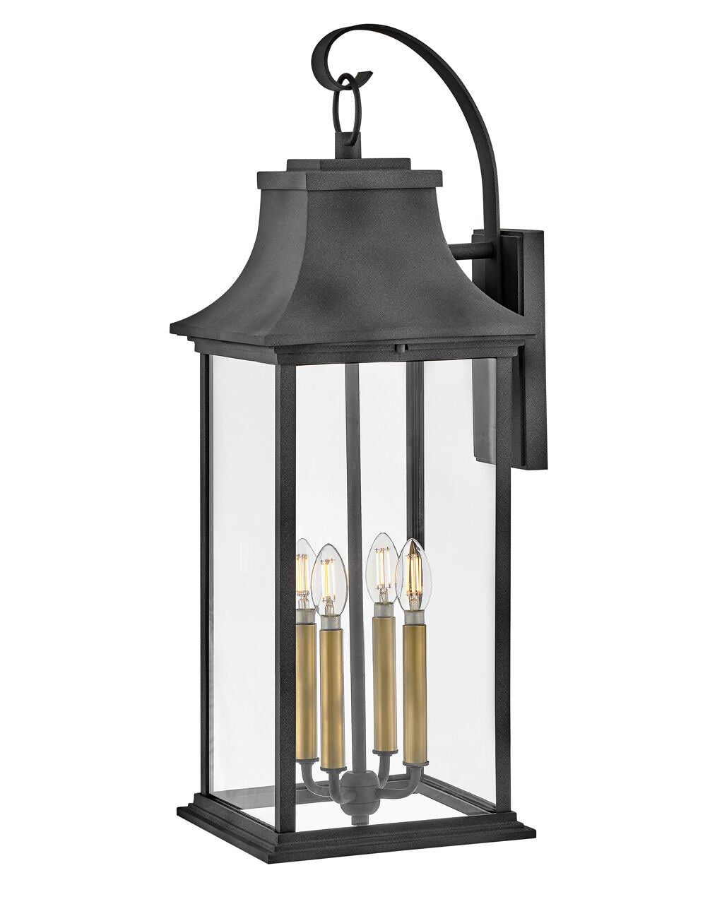 Adair 2938DZ-LL Large Wall Mount Lantern - Grey