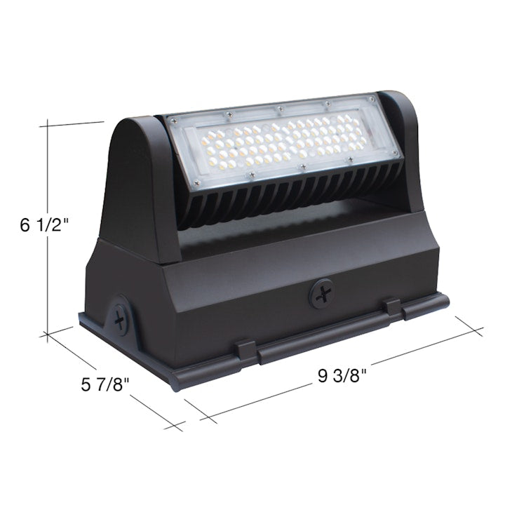 Rotating Wall Pack: R-Line, Single Module, 3CCT, 25W, Bronze