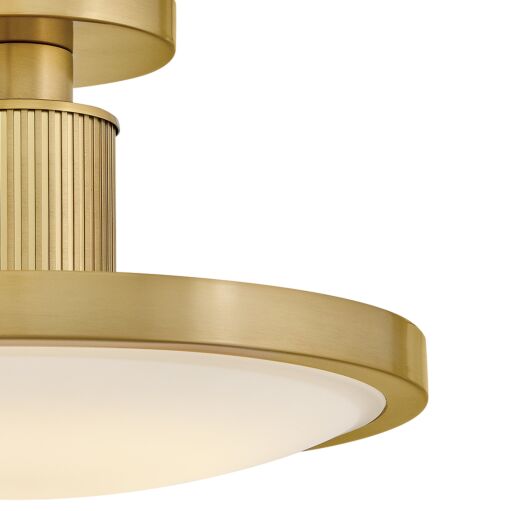 Kieran 47593LCB  Medium Semi-Flush Mount - Bronze