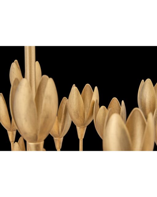 Flora 30015BNG - Large Ten Light Linear - Gold