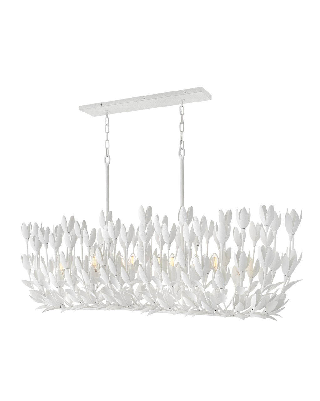 Flora 30015TXP - Large Ten Light Linear - Silver