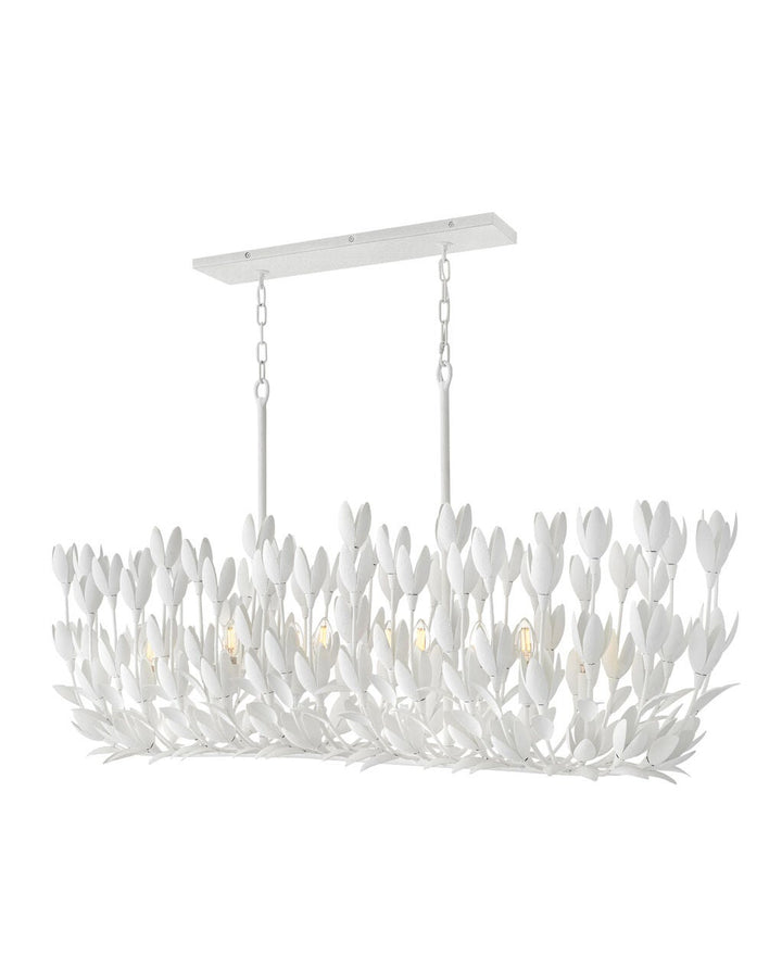 Flora 30015TXP - Large Ten Light Linear - Silver