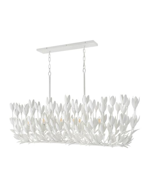 Flora 30015TXP - Large Ten Light Linear - Silver