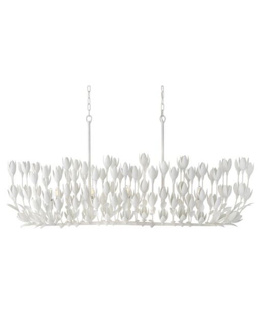 Flora 30015TXP - Large Ten Light Linear - Silver