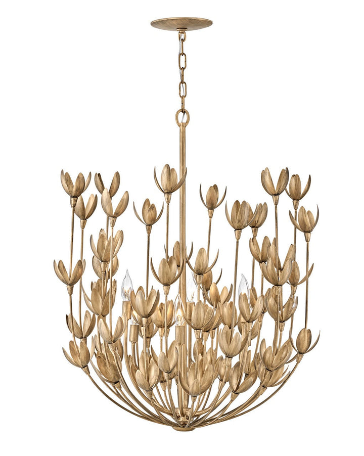 Flora 30016BNG - Medium Multi Tier Chandelier - Gold