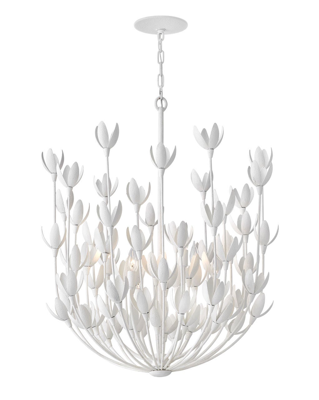 Flora 30016TXP - Medium Multi Tier Chandelier - Silver