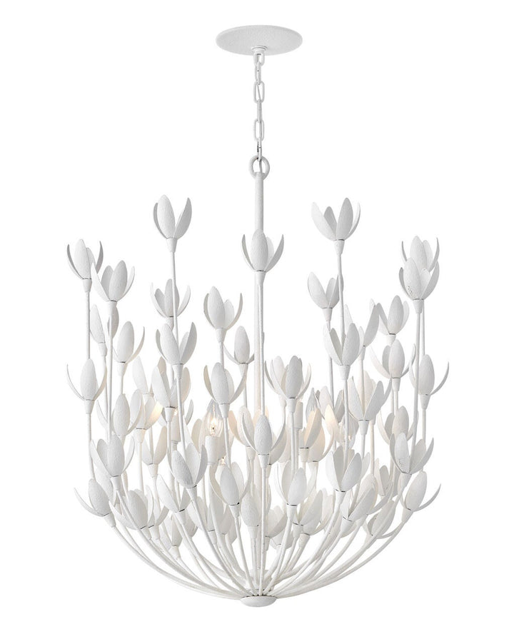 Flora 30016TXP - Medium Multi Tier Chandelier - Silver