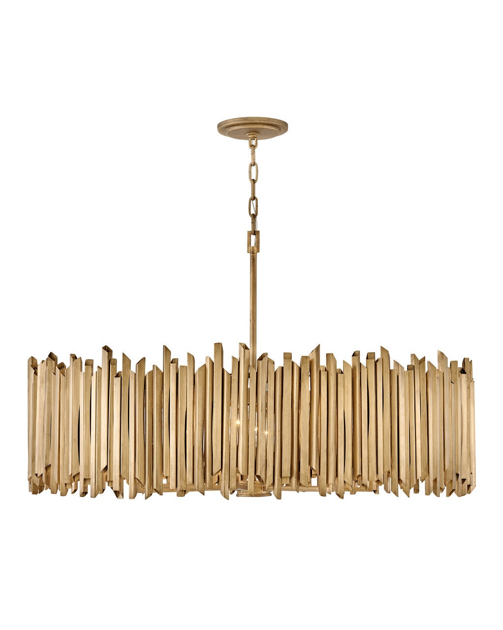 Roca 30026BNG - Large Drum Chandelier - Gold