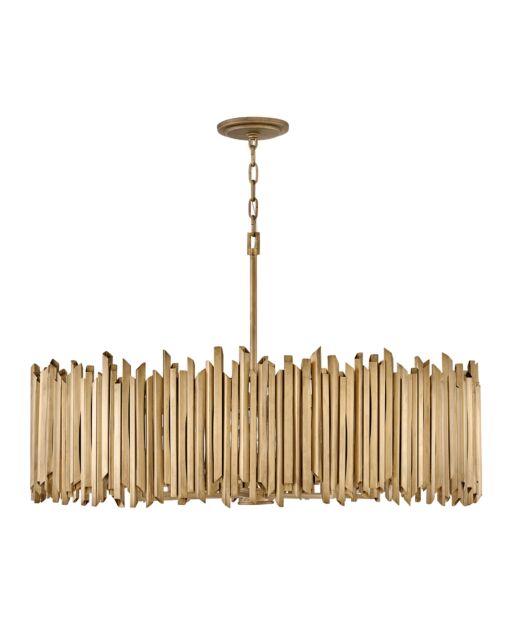 Roca 30026BNG - Large Drum Chandelier - Gold