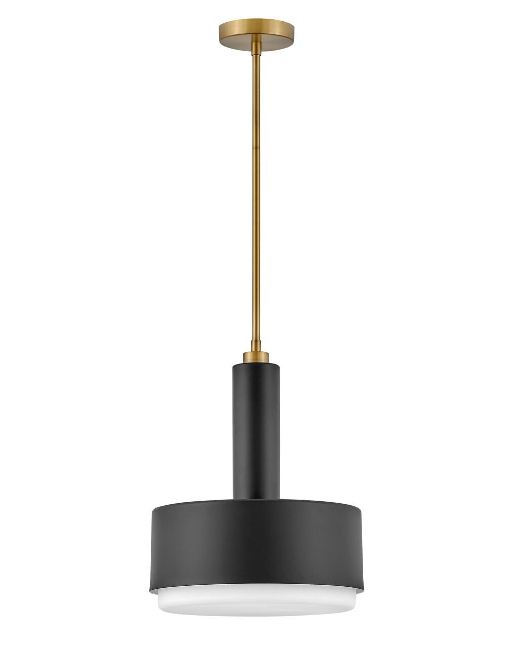 Cedric 30074BK - Medium Pendant - Black