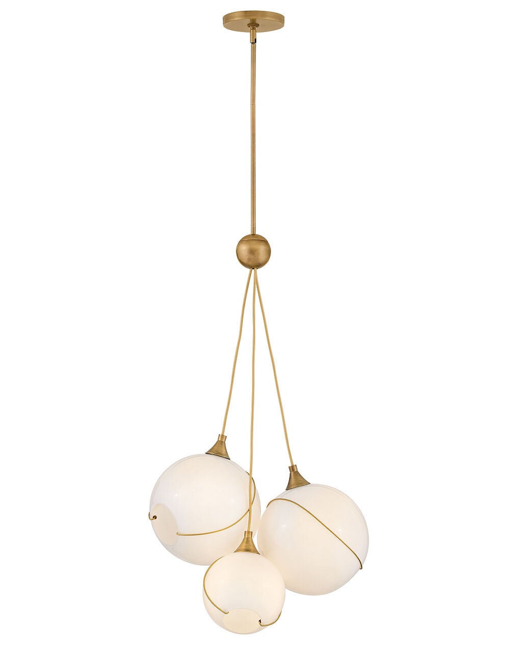 Skye 30304HBR-CO - Large Three Light Pendant - Bronze