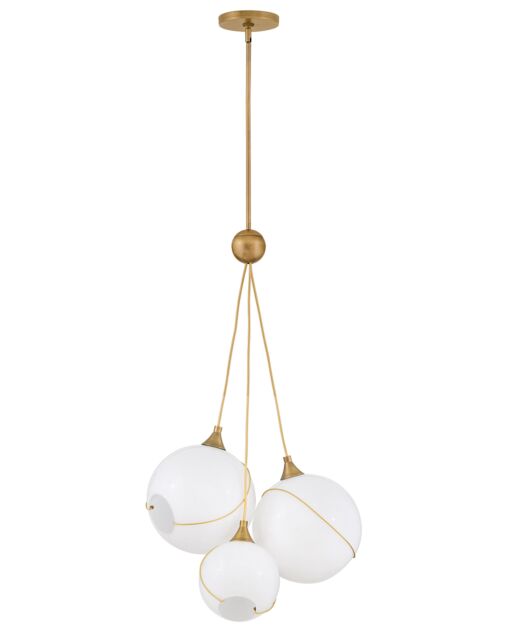 Skye 30304HBR-CO - Large Three Light Pendant - Bronze