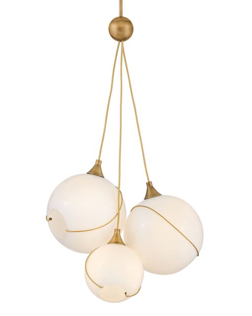 Skye 30304HBR-CO - Large Three Light Pendant - Bronze