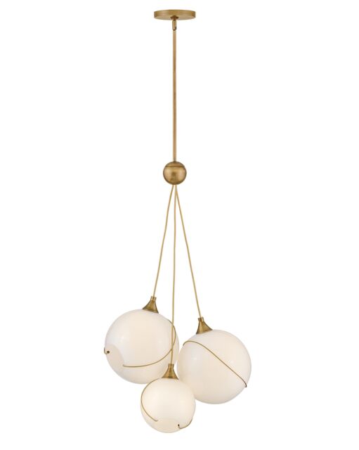 Skye 30304HBR-CO - Large Three Light Pendant - Bronze