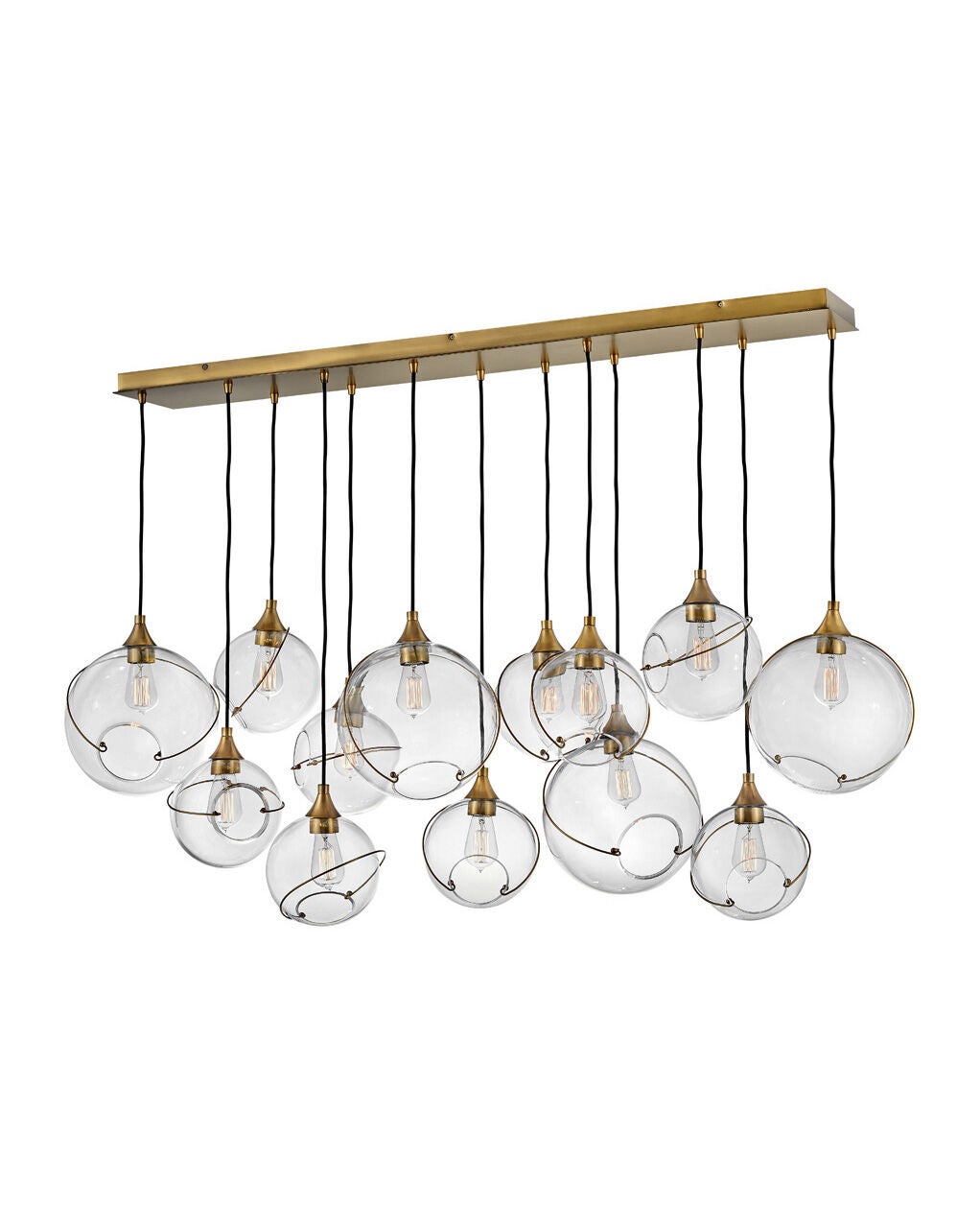 Skye 30305HBR - Large Thirteen Light Linear - Bronze