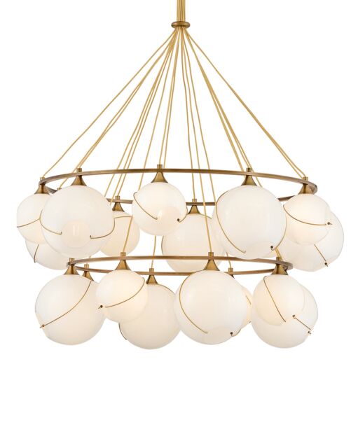 Skye 30308HBR-CO - Extra Large Two Tier Chandelier - Bronze