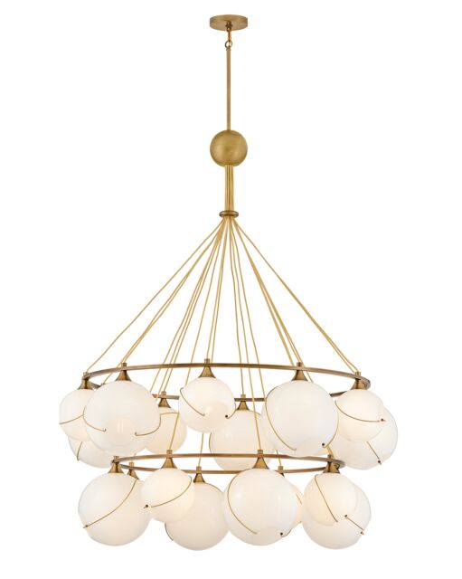 Skye 30308HBR-CO - Extra Large Two Tier Chandelier - Bronze