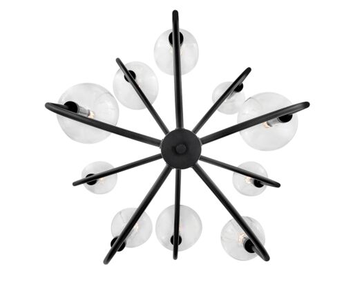 Alchemy 30527BK - Medium Multi Tier Chandelier - Black