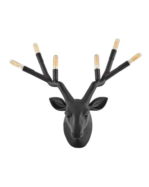 Stag 30602BK - Large Six Light Sconce