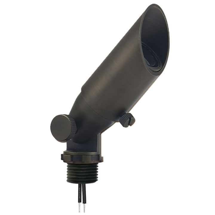 Landscape Bullet Light - Small Body, 12V - Brass Bronze