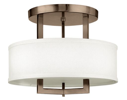 Hampton 3200BR-LED - Small Semi-Flush Mount