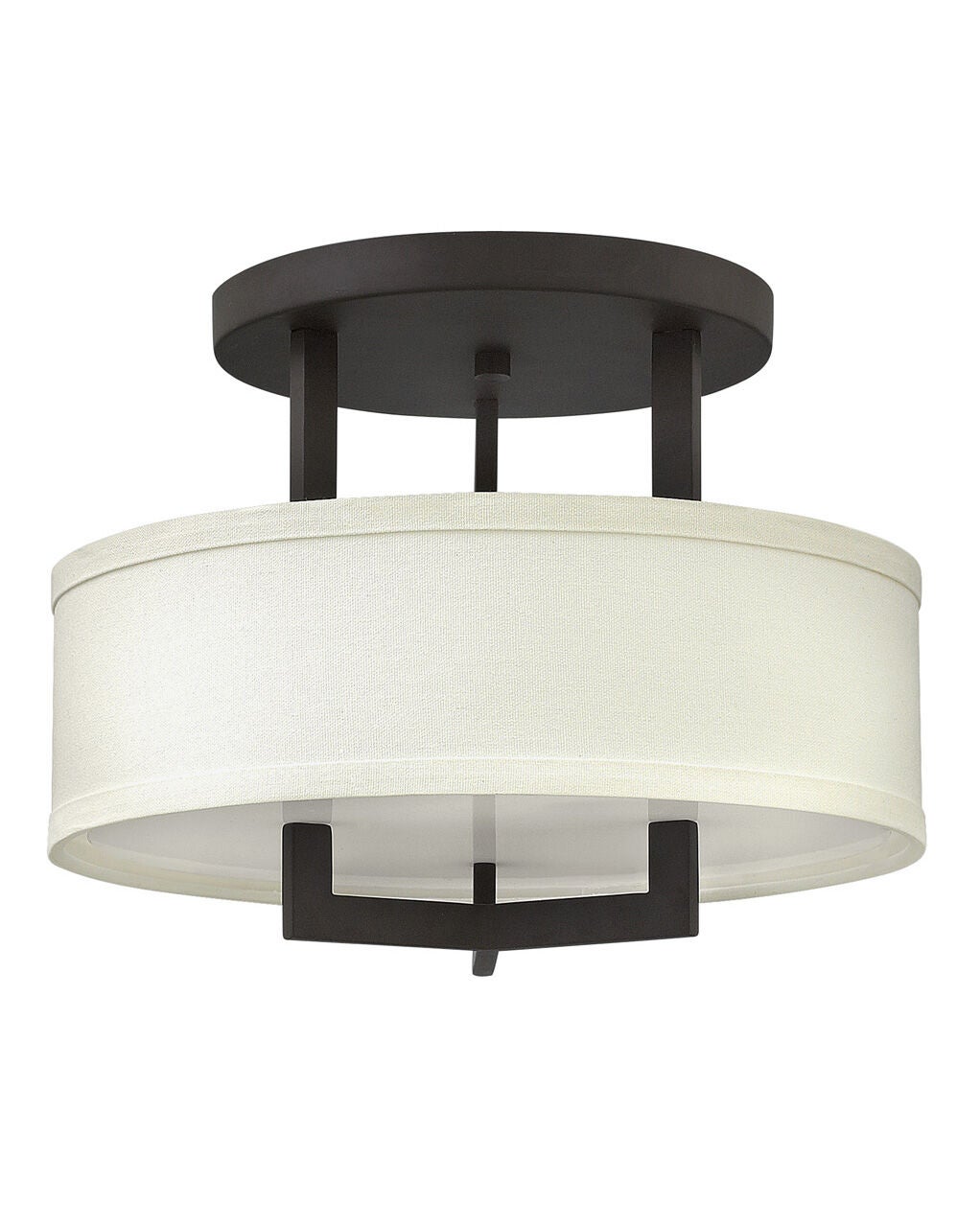 Hampton 3200KZ-LED - Small Semi-Flush Mount