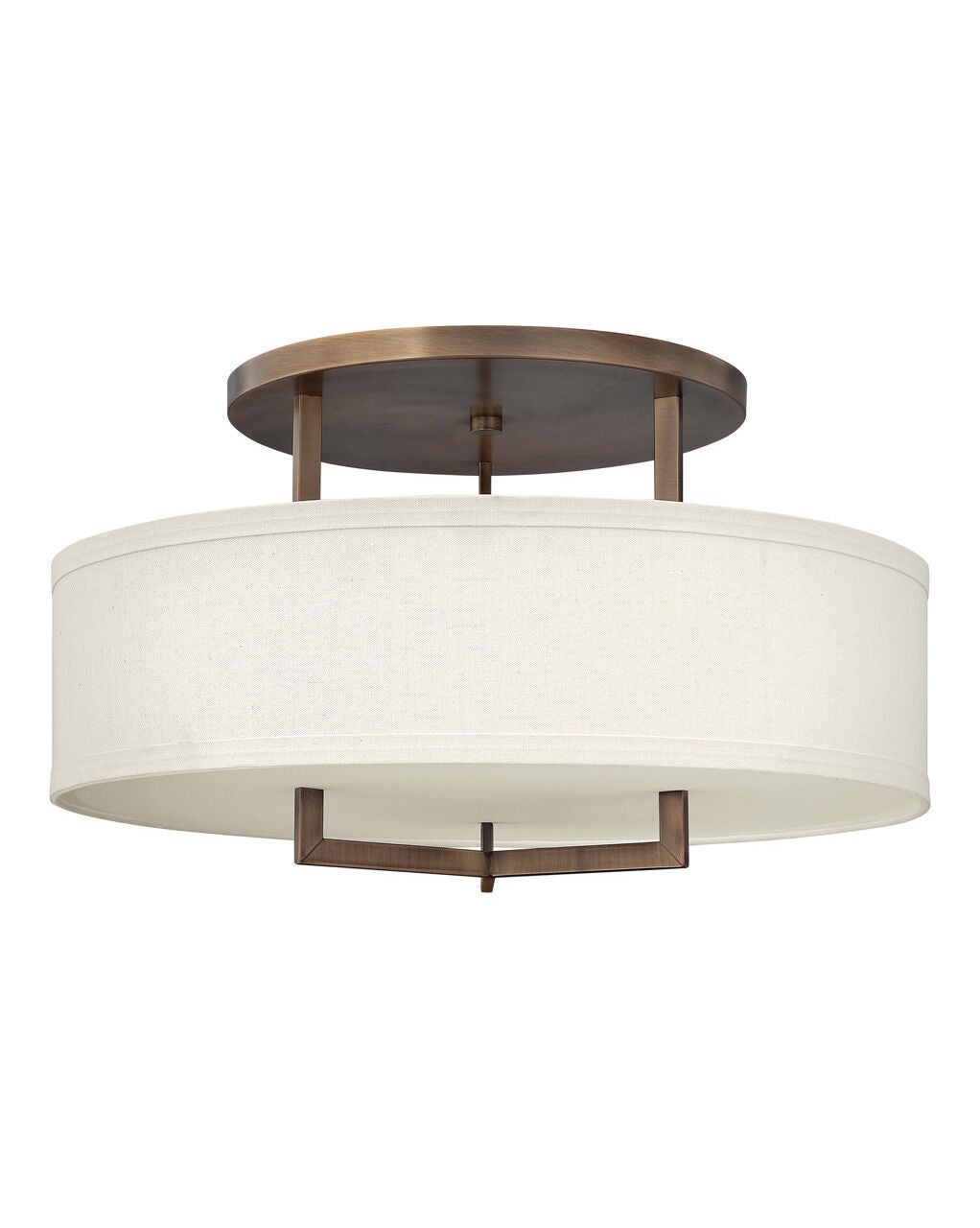 Hampton 3211BR - Large Semi-Flush Mount