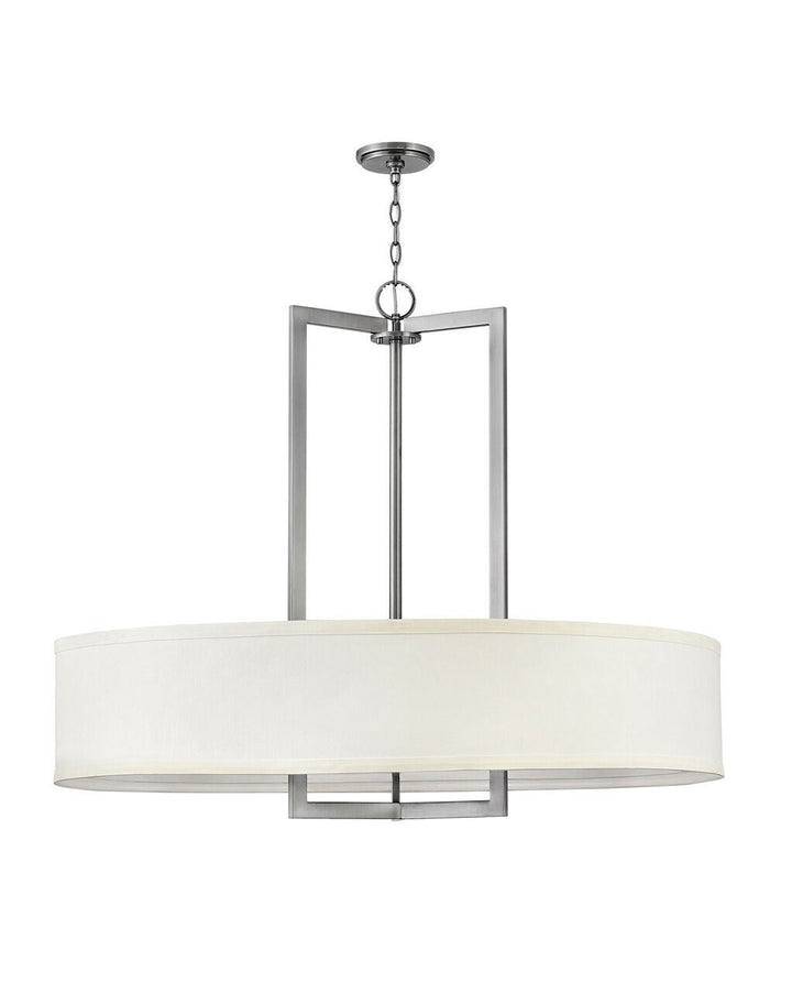 Hampton 3219AN - Large Drum Pendant - Grey