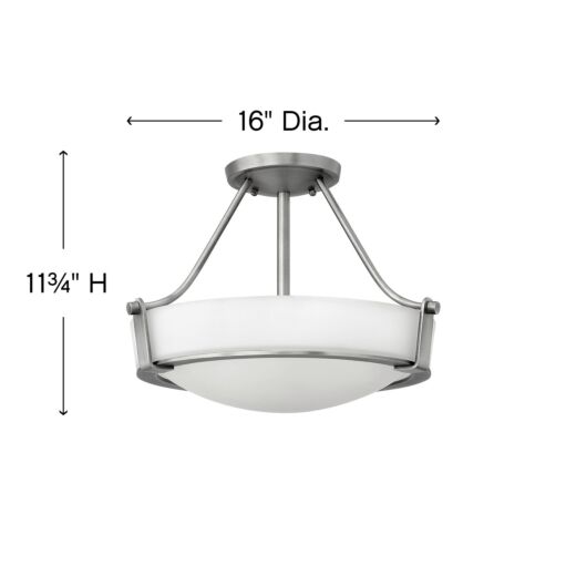 Hathaway 3220AN - Medium Semi-Flush Mount