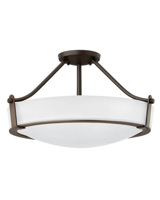 Hathaway 3221OB-WH - Large Semi-Flush Mount